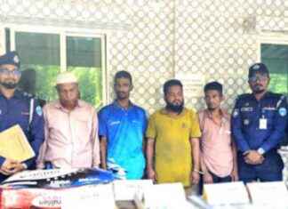 Arrest of Four Robbers in Chaudagram arrest-of-four-robbers-in-chaudagram