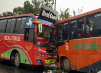 Deadly clash between two buses in Bahubal increases death toll to 3 deadly-clash-between-two-buses-in-bahubal-increases-death-toll-to-3