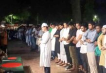 Student leaders break down in tears at Hasan’s funeral, collapse in prayer. student-leaders-break-down-in-tears-at-hasans-funeral-collapse-in-prayer