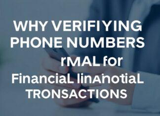 Why Verifying Phone Numbers is Crucial for Secure Financial Transactions Why Verifying Phone Numbers is Crucial for Secure Financial Transactions